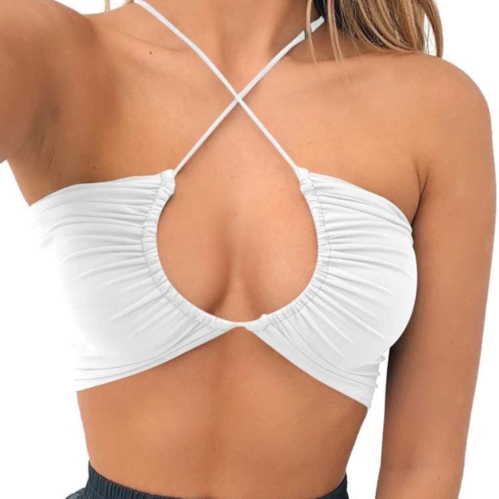 Criss Cross Halter Top